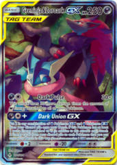 Greninja & Zoroark Tag Team GX (Alternate Art) - 201/214 - Full Art Ultra Rare